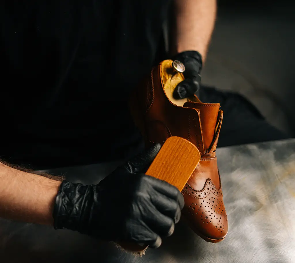 Schuh reinigen